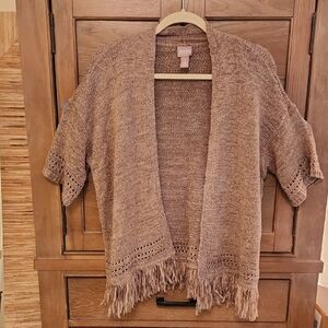 🎉Chicos Cardigan With Fringe - Size L